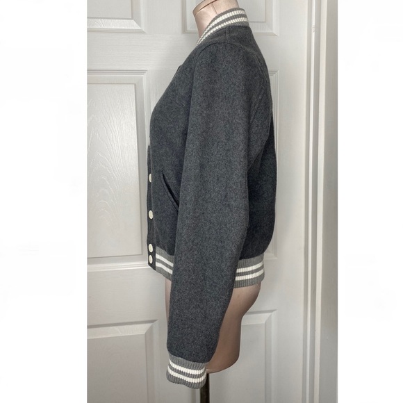 True Religion Sports Varsity Jacket Snap Buttons - Picture 9 of 9